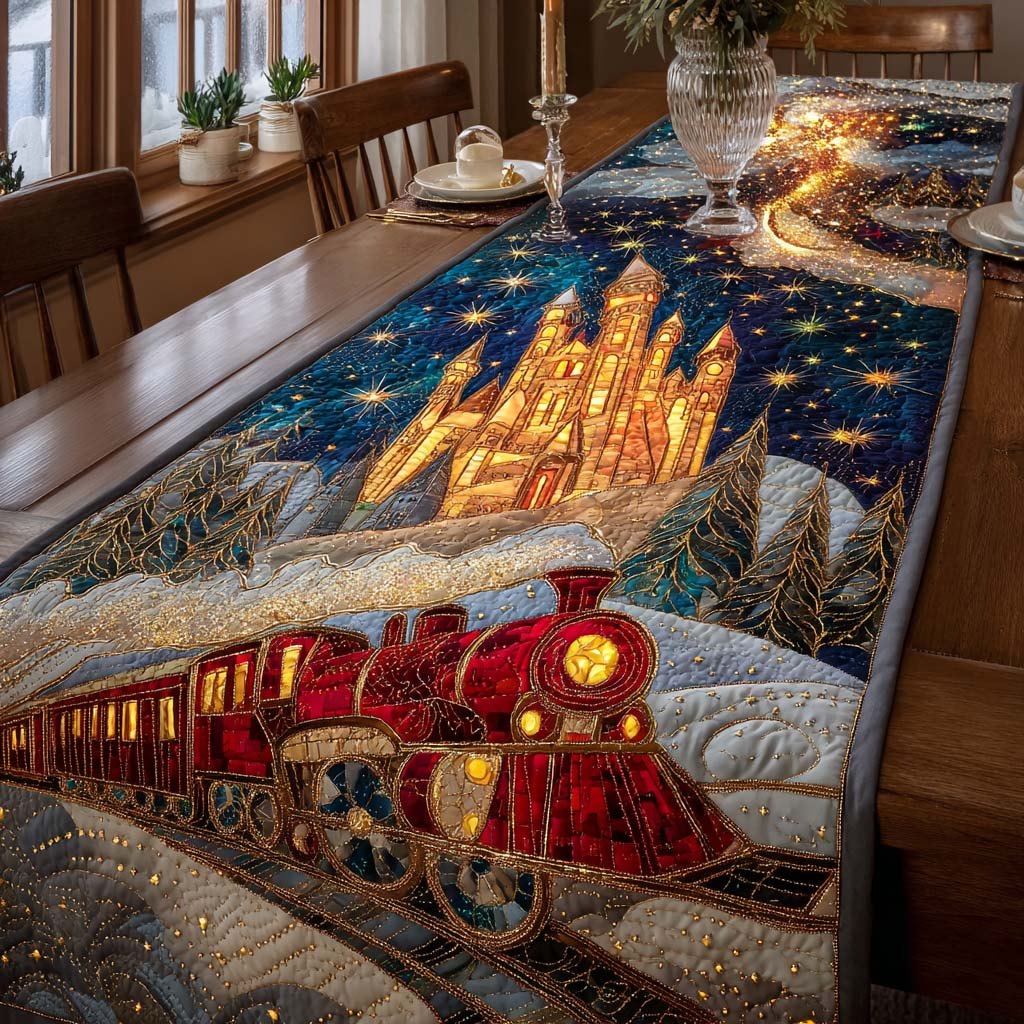 Winter Rail Wonder Table Runner