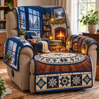 Winter Reading Sofa Cover