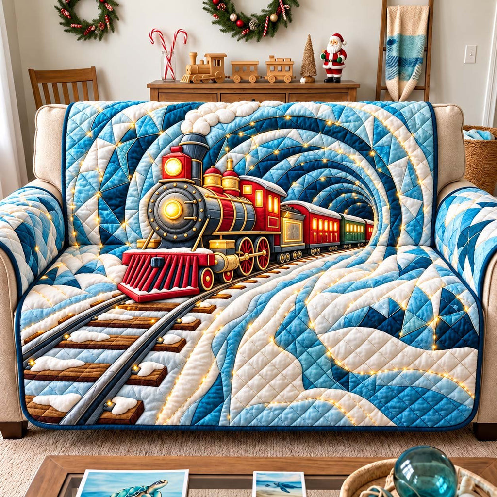 Winter Tunnel Express Sofa Cover