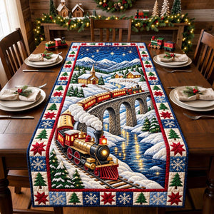 Winter Viaduct Express Table Runner - Made to Order