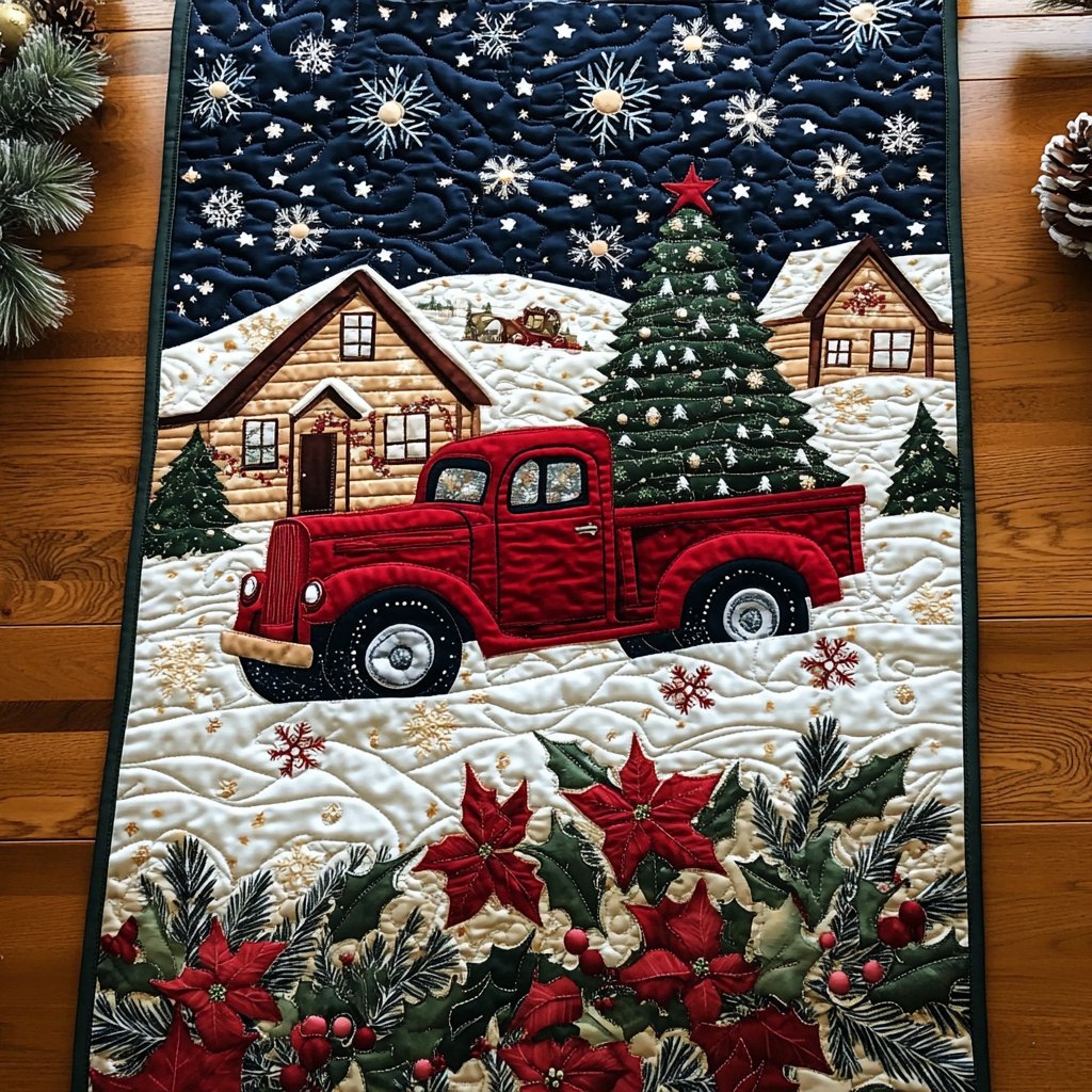 Winter Wonderland Drive Table Runner