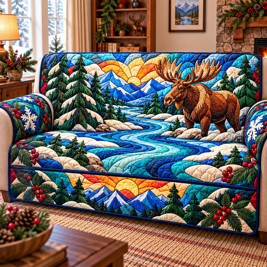Winter Woodland Forest Sofa Cover