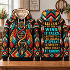 Wisdom of the Wind hoodie, all-over print