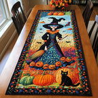 Witchy Halloween Table Runner