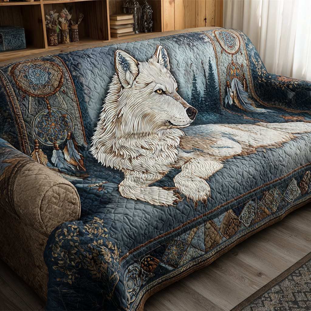 Wolf Heart Sofa Cover