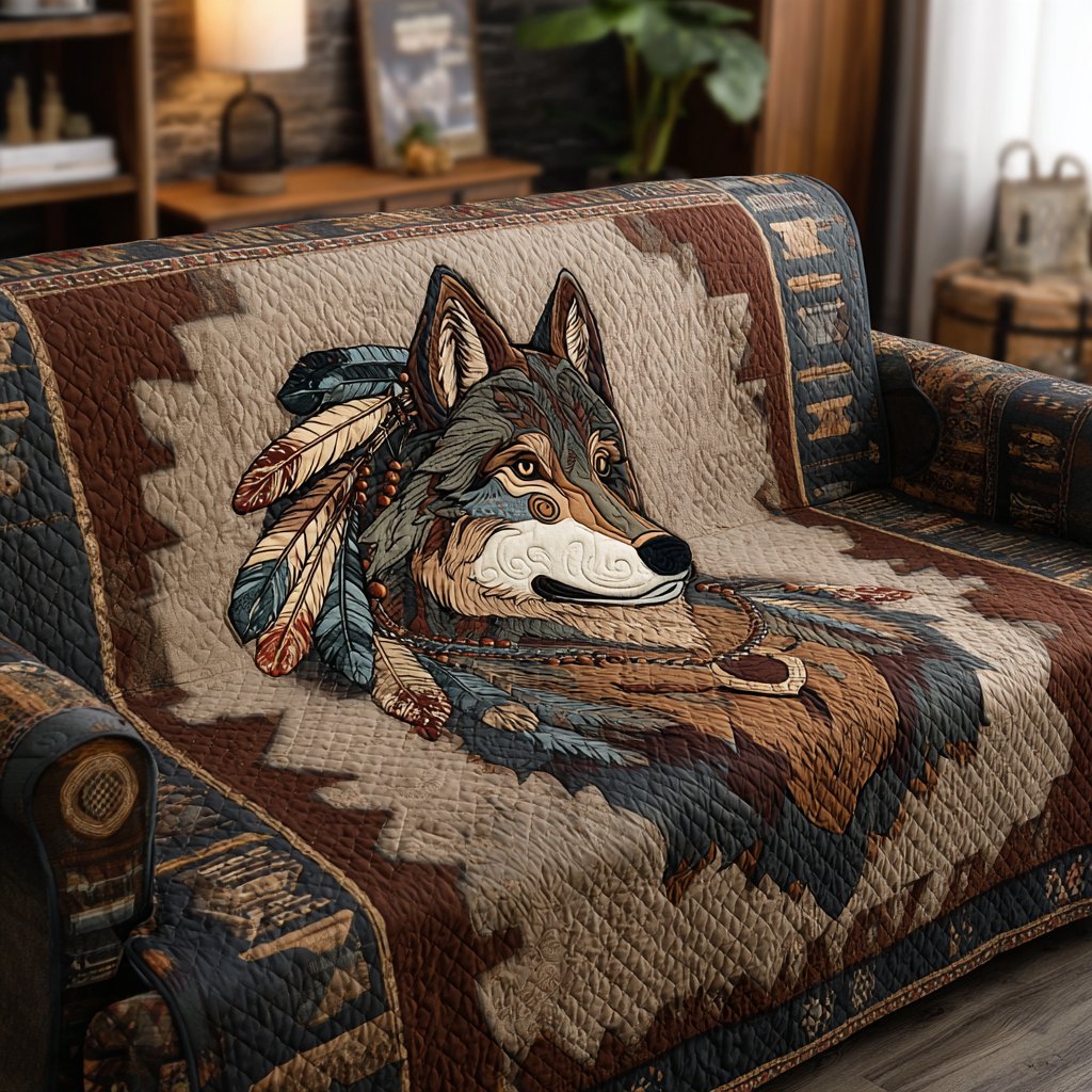 Wolf Shadow Sofa Cover