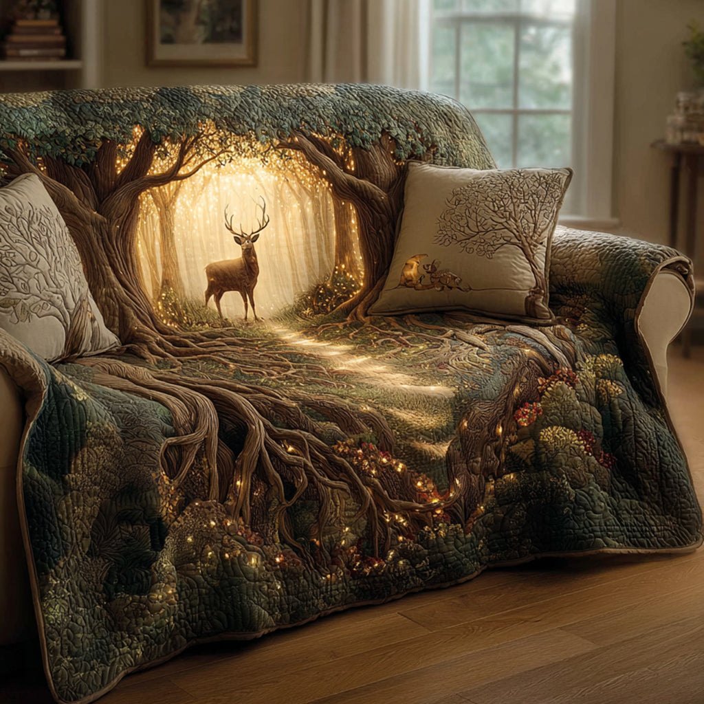 Woodland Deer Sofa Cover