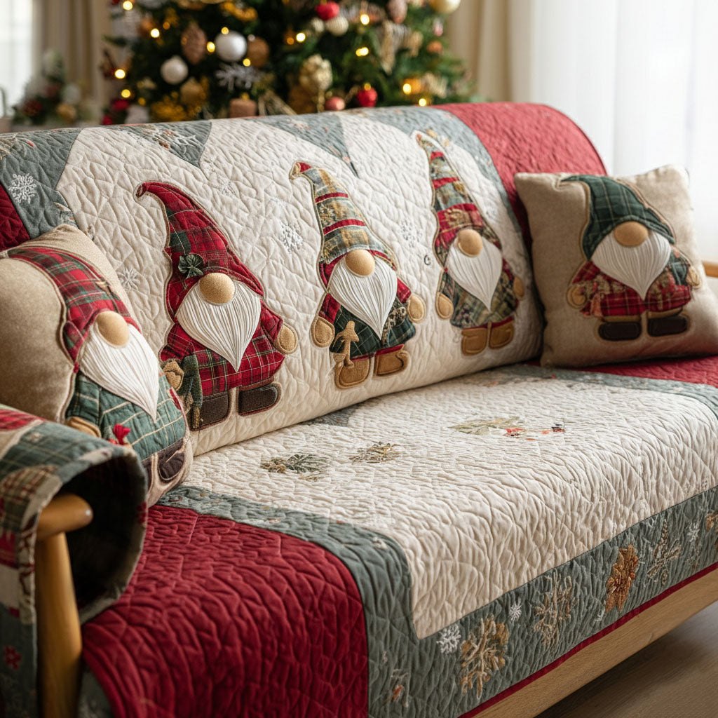 Woodland Holiday Friends Sofa Cover