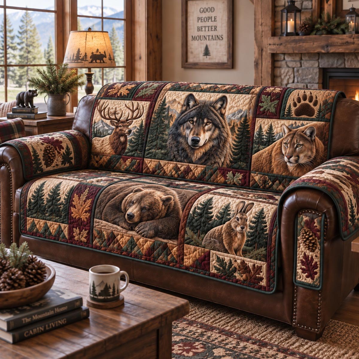 Woodland Lodge Sofa Cover