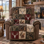 Woodland Moose Lodge Sofa Cover