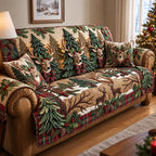 Woodland Reindeer Sofa Cover