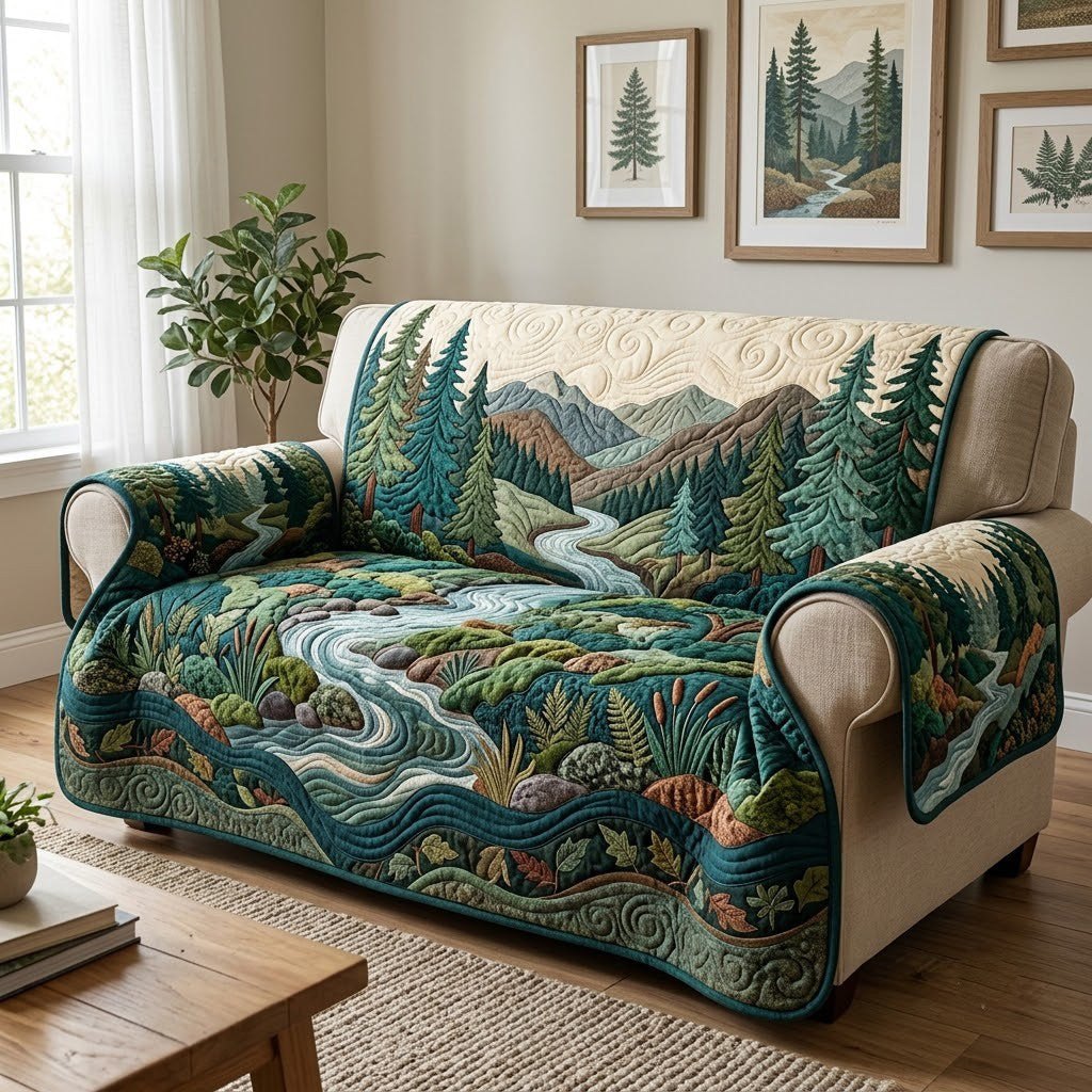Woodland River Gorge Sofa Cover