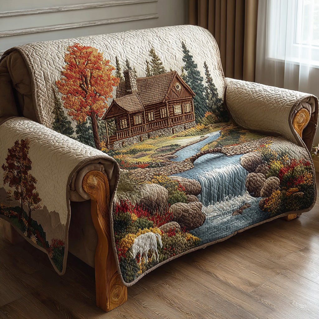 Woodland Rustic Shade Sofa Cover