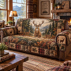 Woodland Stag Retreat Sofa Cover