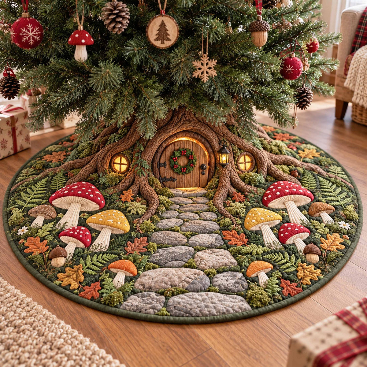 Woodland Wonder Christmas Tree Skirt