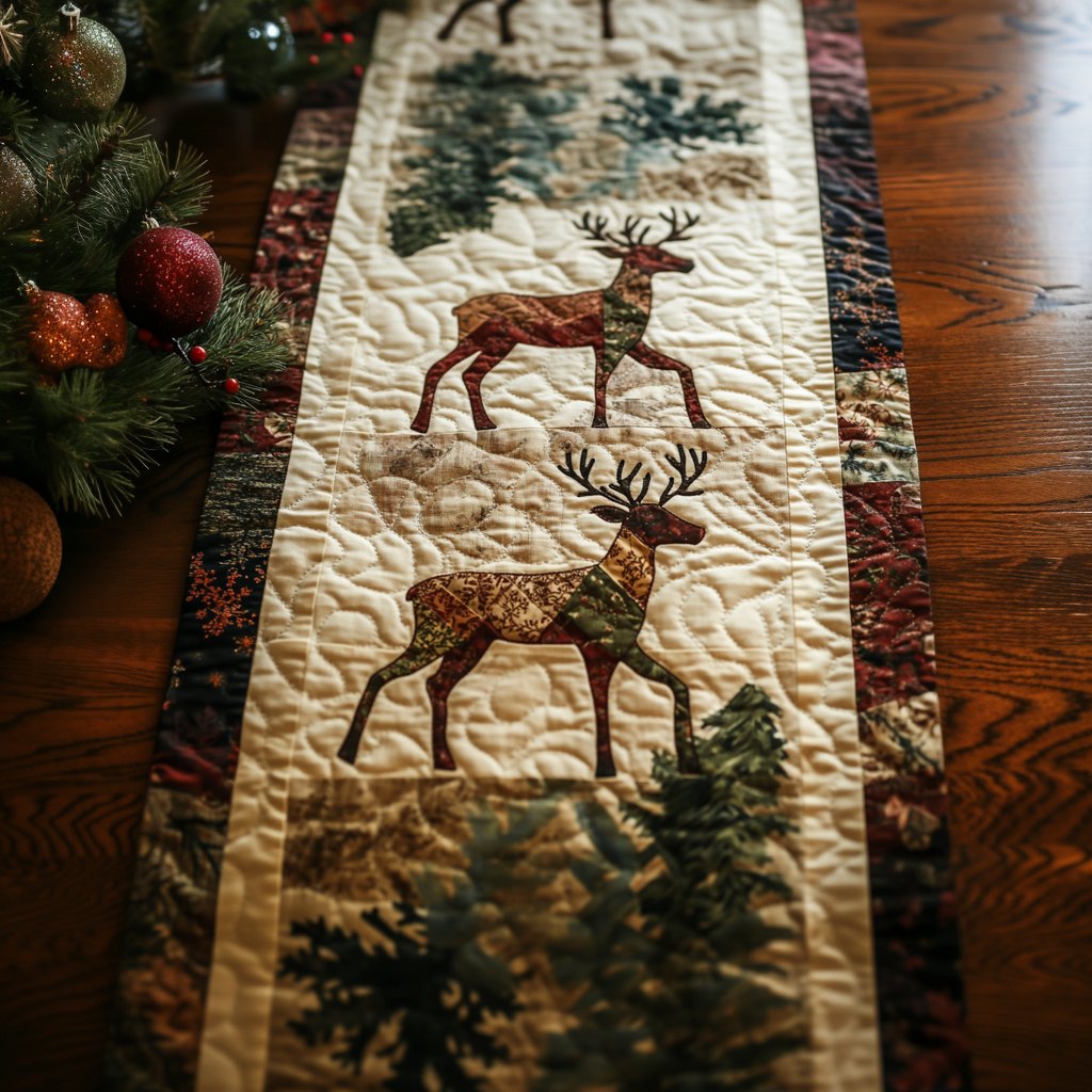Woodland Elegance Table Runner