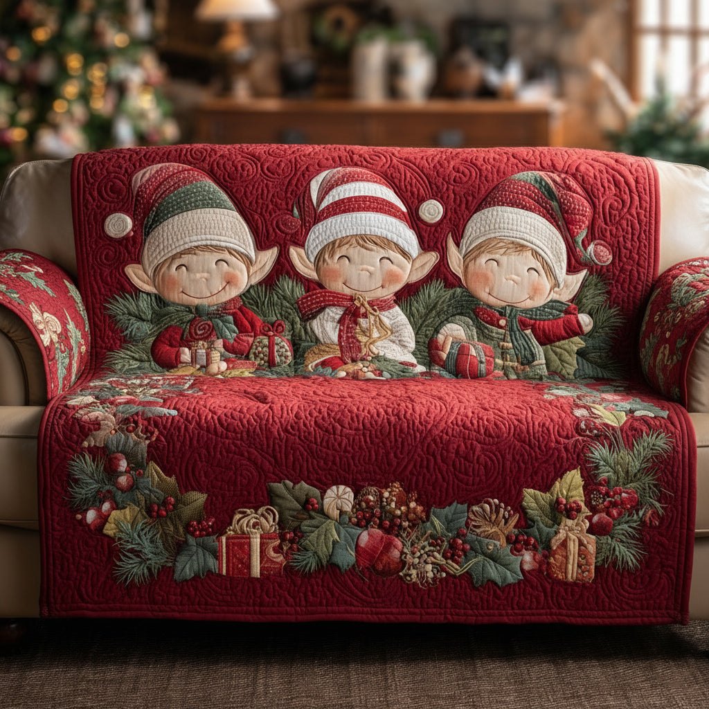 Christmas Elf Sofa Cover