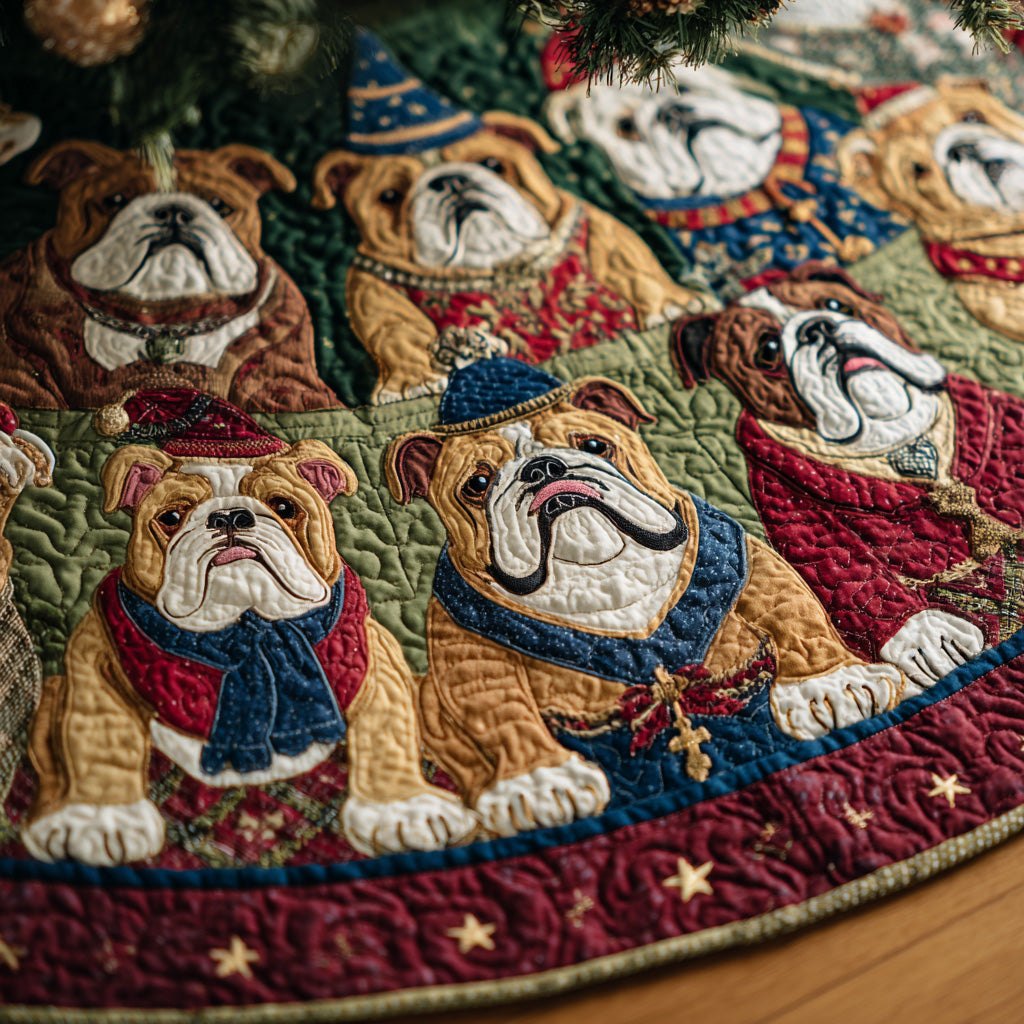 Wrinkle Wreaths Christmas Tree Skirt