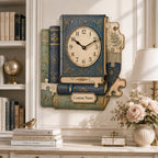 Puzzle Lover Custom Name Wall Clock — personalized with a custom name