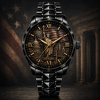 Custom American Patriot Watch — personalized with a custom name
