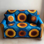 Yellow Bloom Sofa Cover