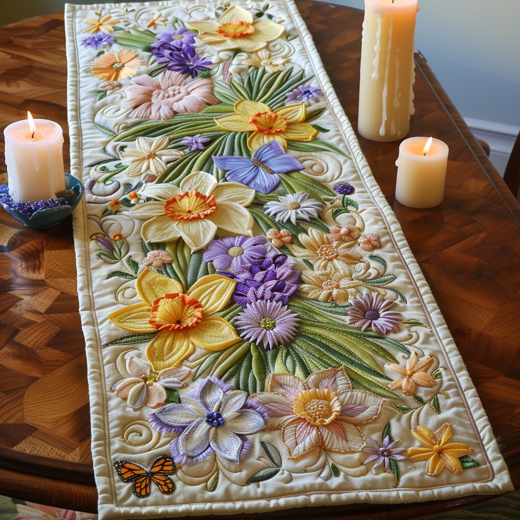 Yellow Whisper Table Runner