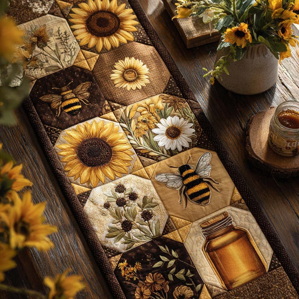 Yellow Whispers Table Runner