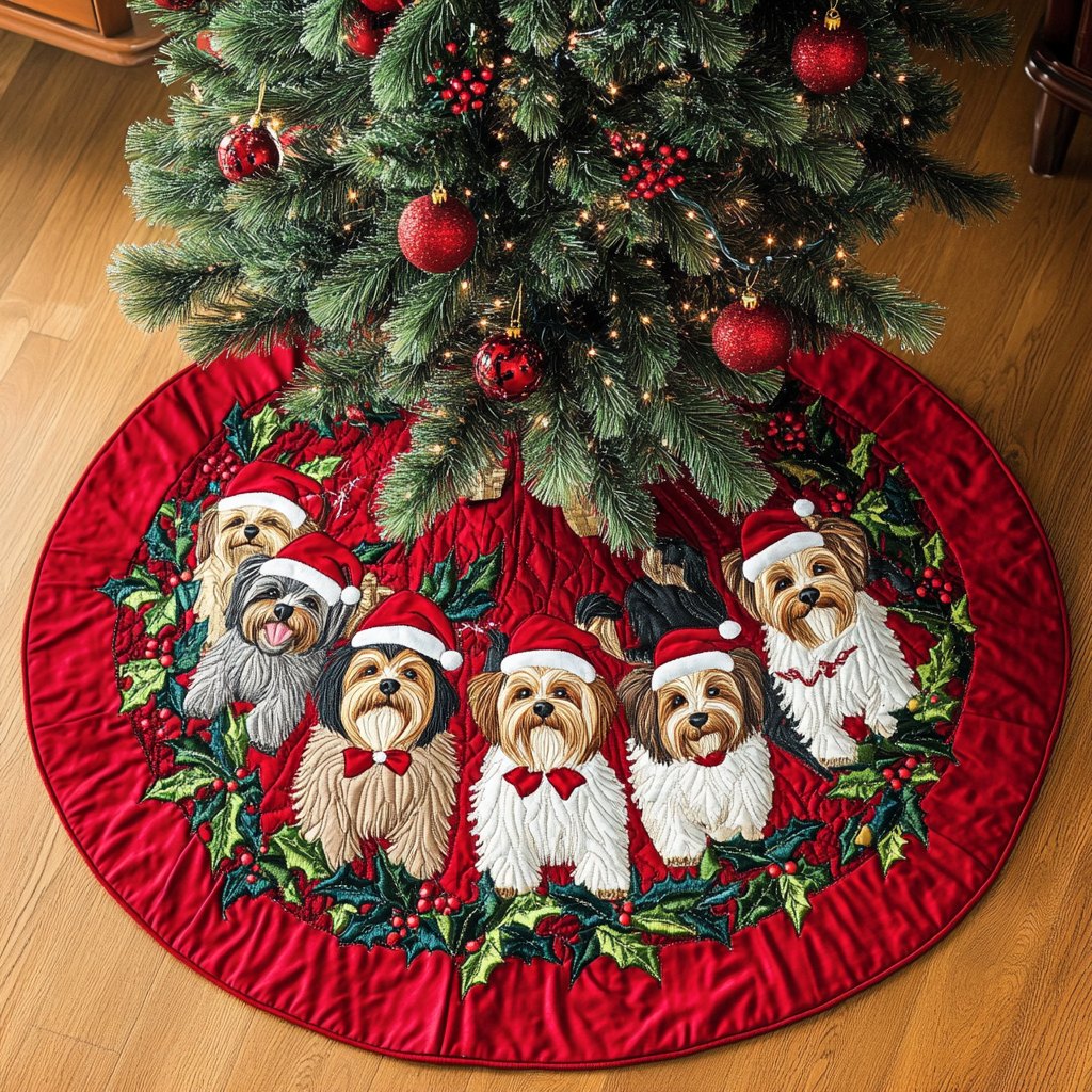 Yorkshires Wonder Christmas Tree Skirt