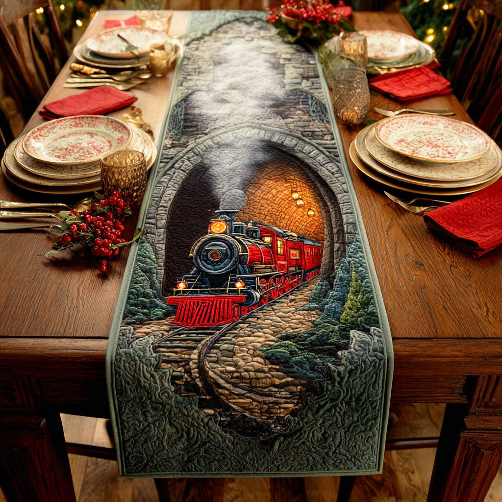 Yuletide Locomotive Table Runner
