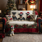 Yuletide Pup Sofa Cover