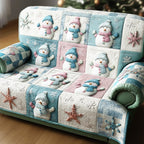 Yuletide Snow Dream Sofa Cover