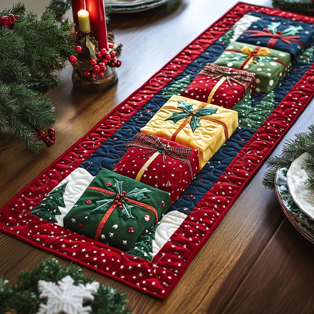 Yuletide Spark Table Runner