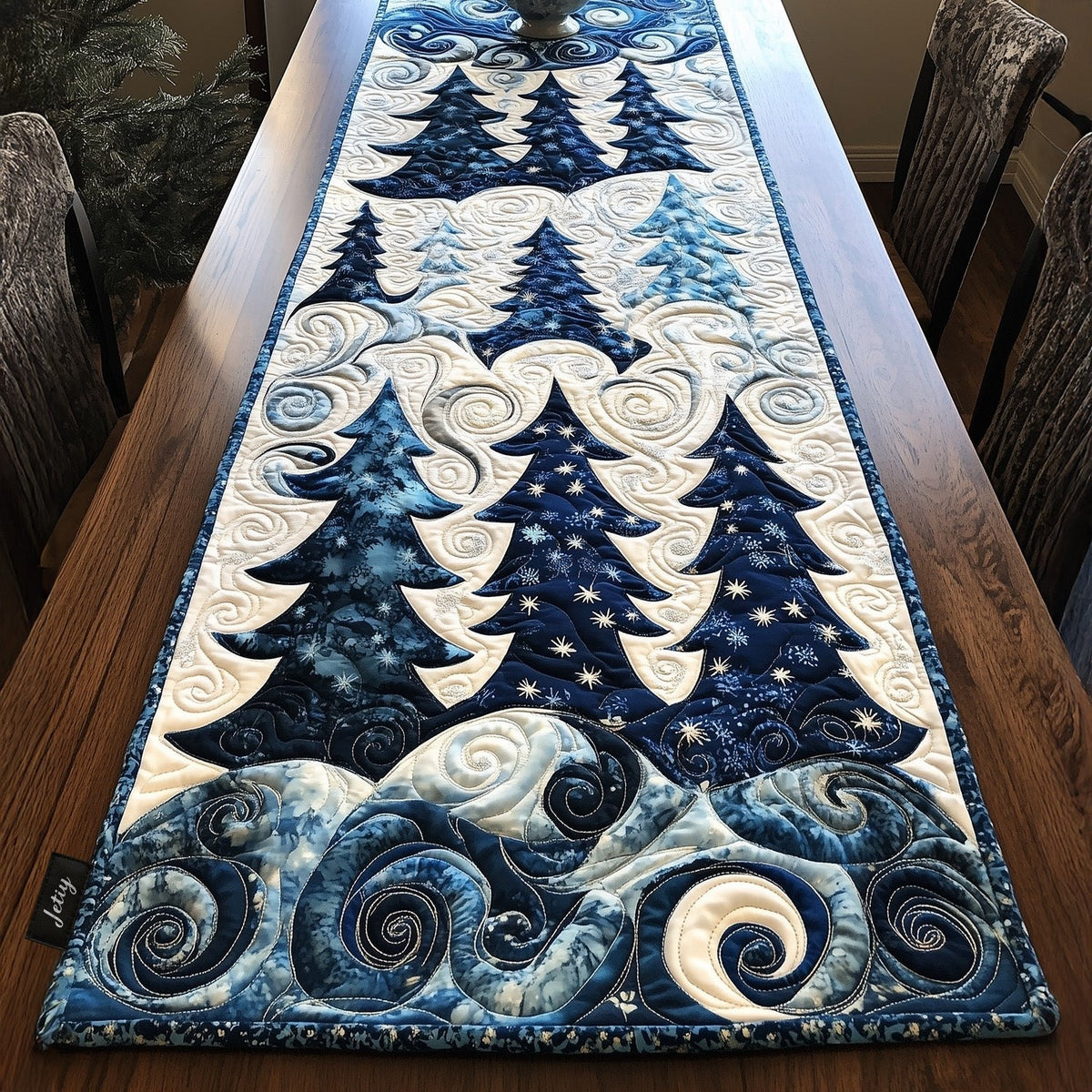 Yuletide Tree Magic Table Runner