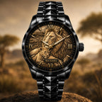 Custom Lion Family Watch — personalized with a custom name