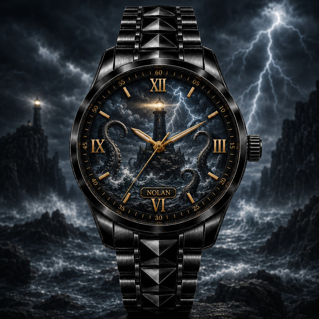 Custom Personalized Desert Caravan Watch — personalized with a custom name