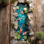 Zen Koi Table Runner