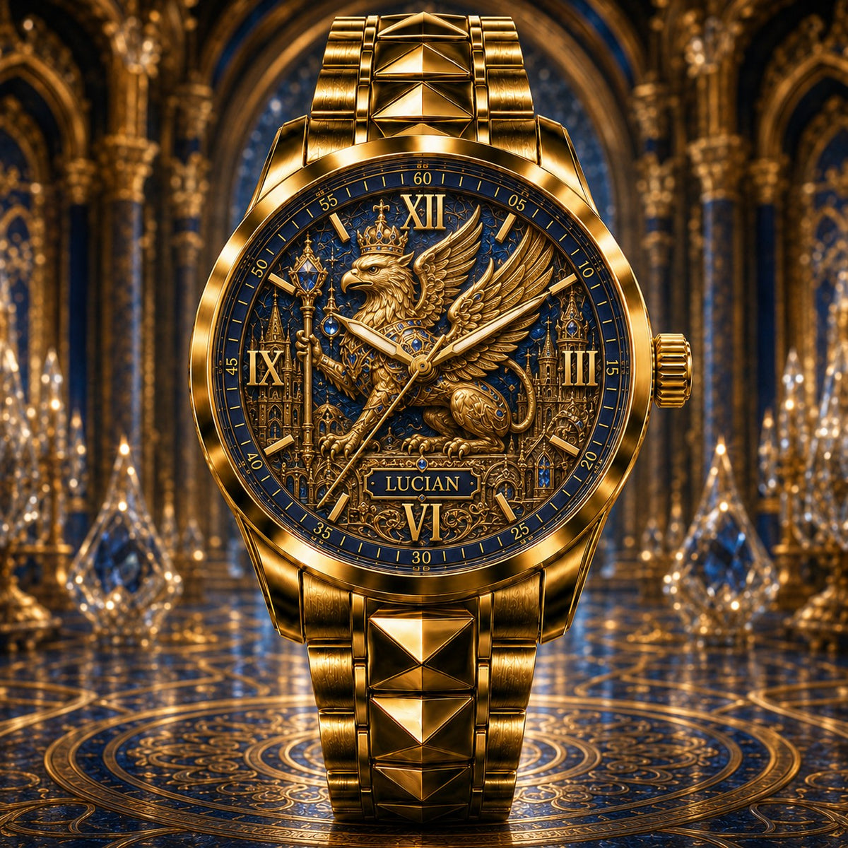 Custom Royal Griffin Watch — personalized with a custom name