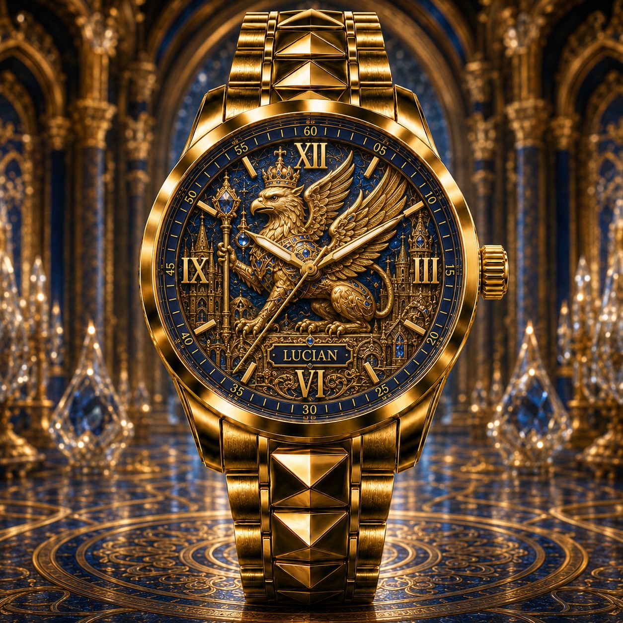Custom Royal Griffin Watch — personalized with a custom name