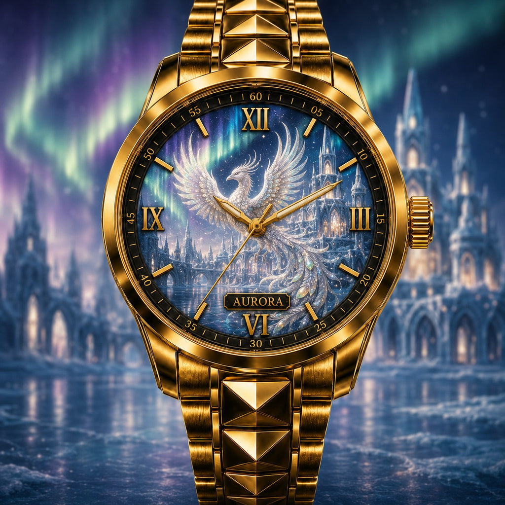 Custom Aurora Phoenix Kingdom Watch — personalized with a custom name