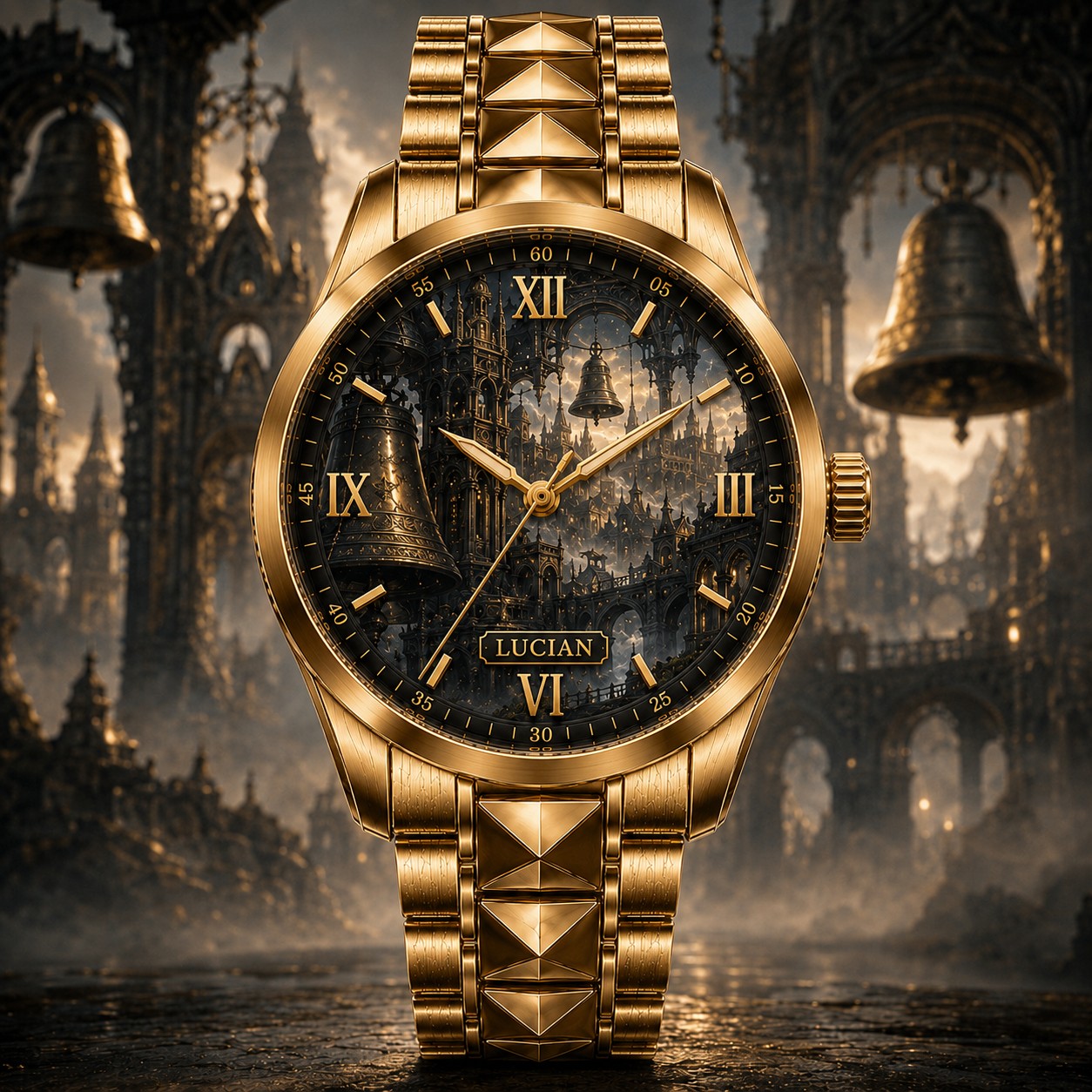 Custom Personalized Frozen Ember Kingdom Watch — personalized with a custom name