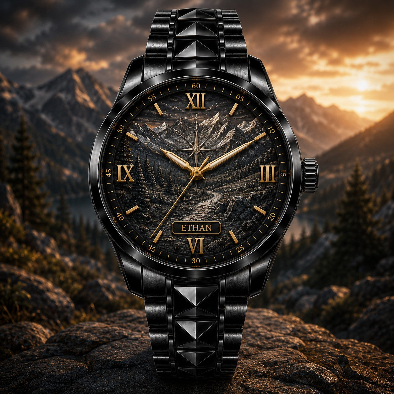 Custom Name Watch — personalized with a custom name