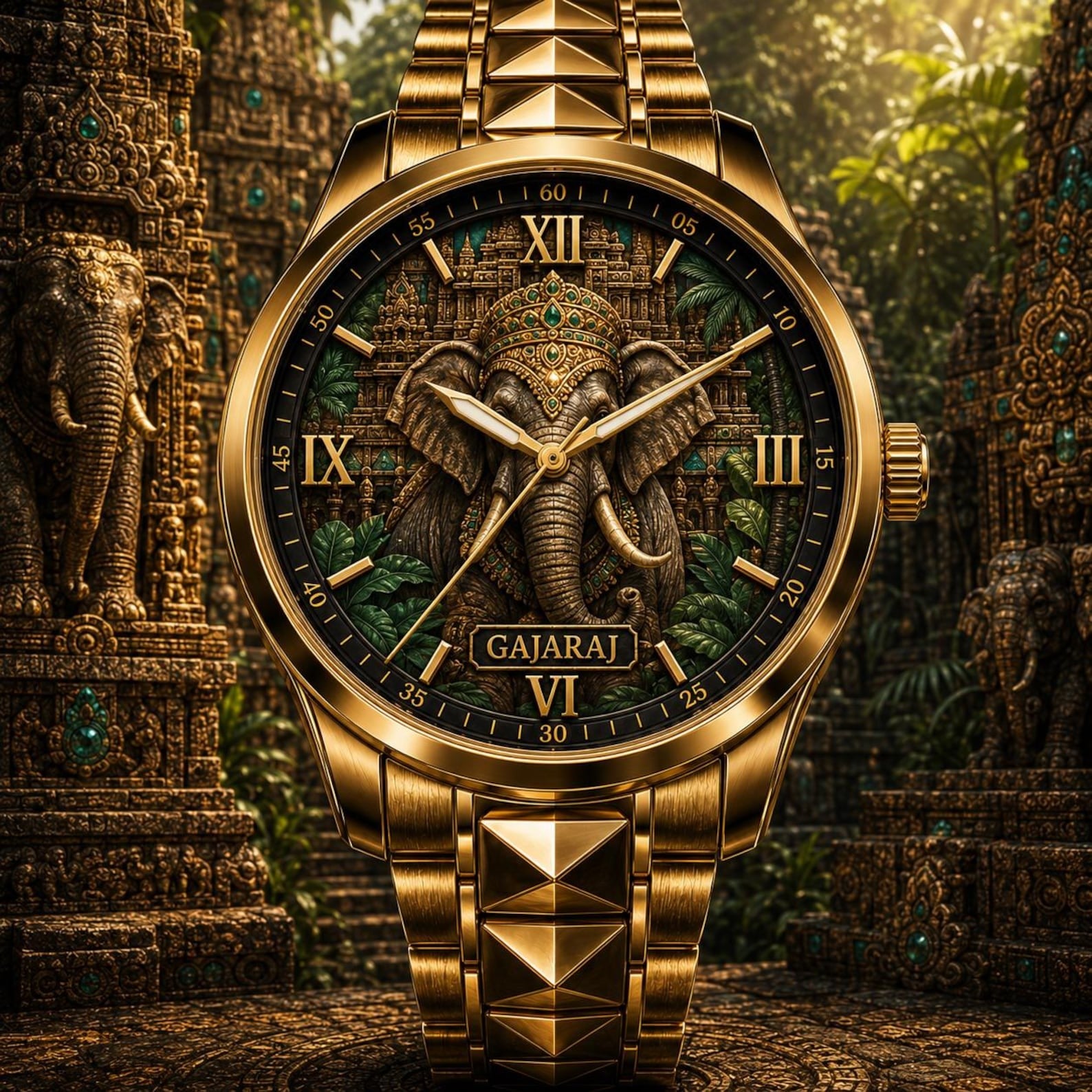 Custom Elephant Watch — personalized with a custom name