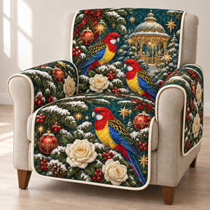 Christmas Rosella Golden Gazebo Sofa Cover