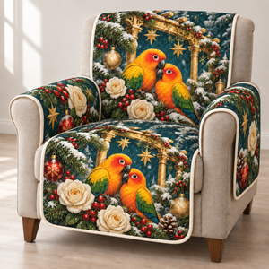 Christmas Sun Conure Golden Pergola Sofa Cover