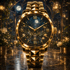 Custom Moonlit Glasshouse Garden Watch — personalized with a custom name
