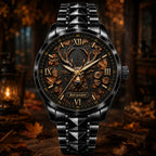 Custom Autumn Stag Watch — personalized with a custom name
