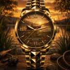 Custom Fishing Enthusiast Watch — personalized with a custom name