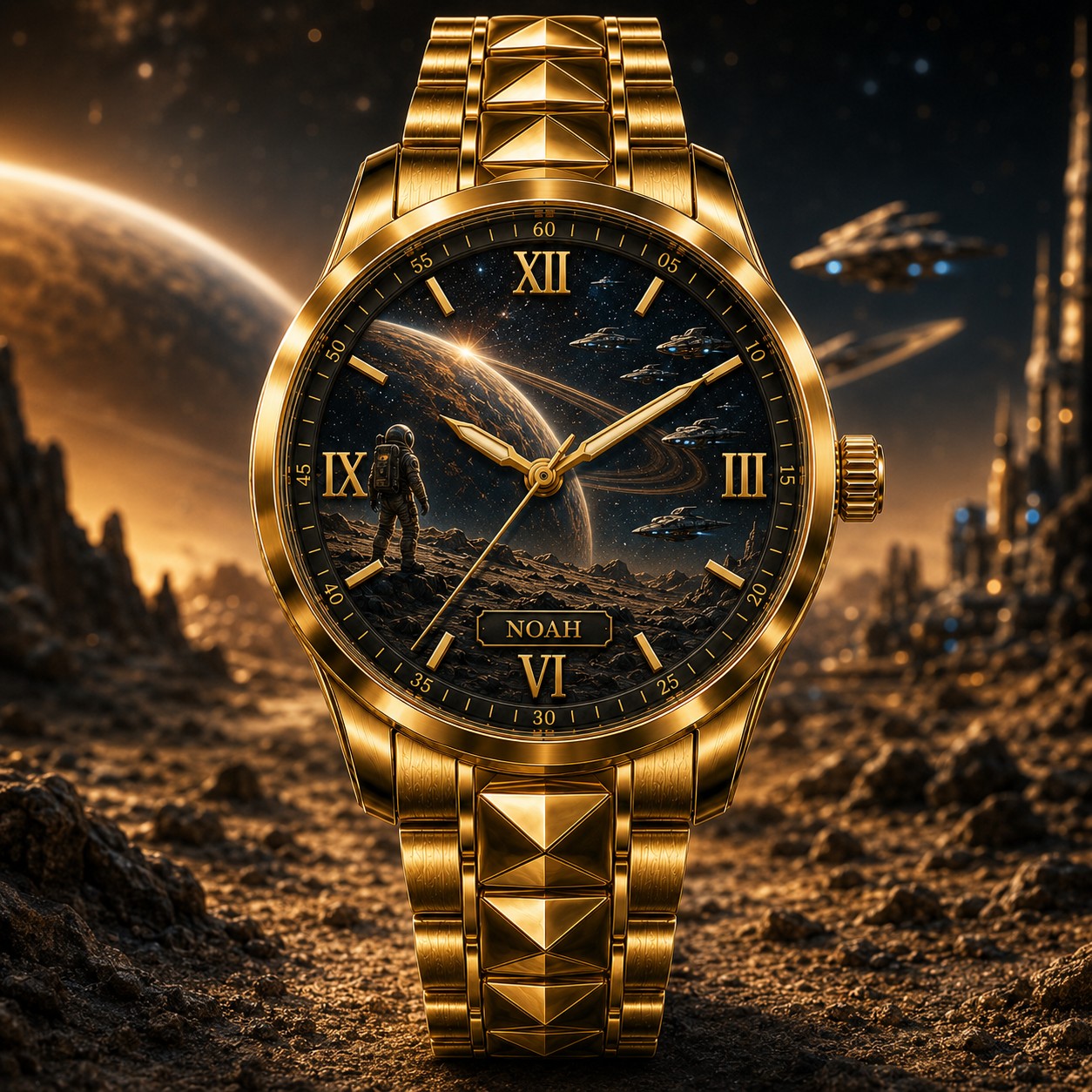 Custom Name Watch — personalized with a custom name
