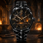 Personalized Blacksmith Forge Watch with a custom name set into the design