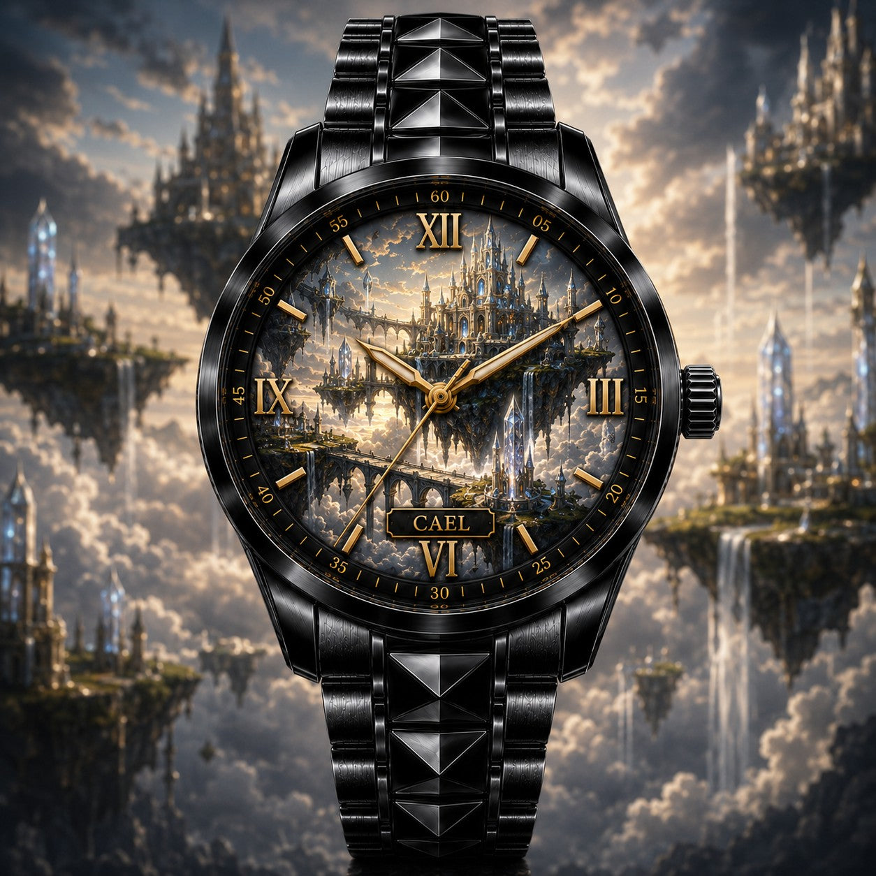 Custom Personalized Sky Citadel Watch — personalized with a custom name